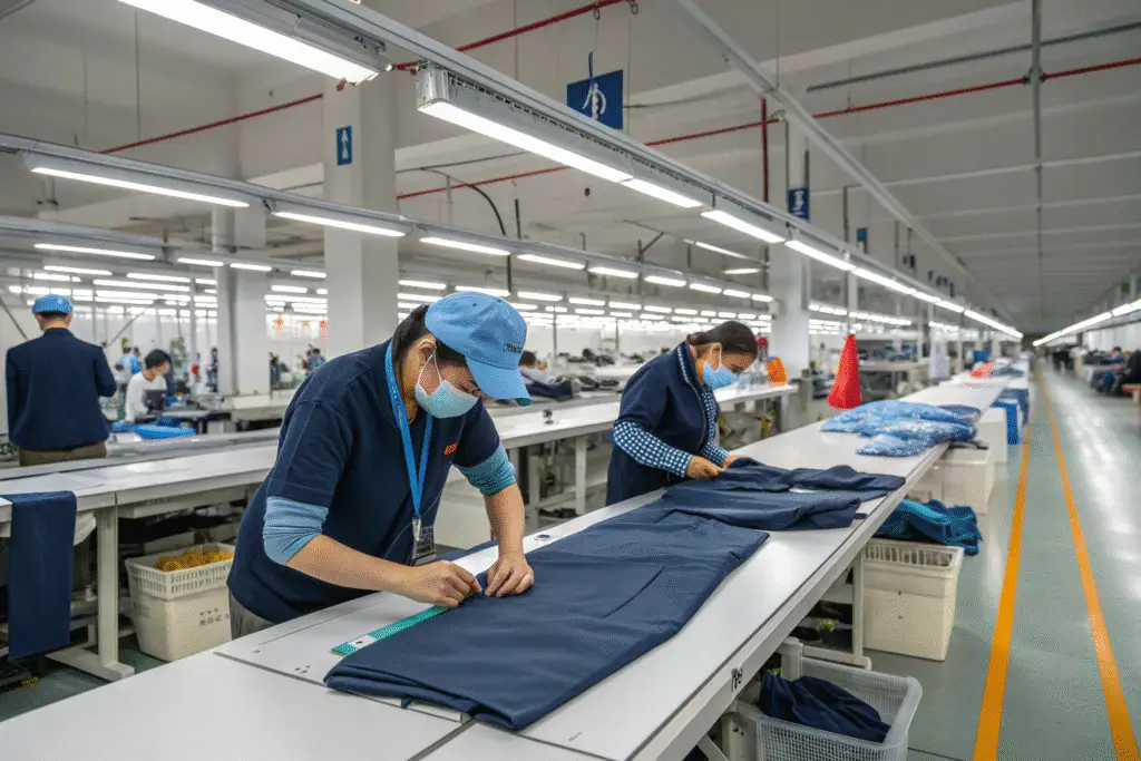 Quality control and fabric inspection at LantaoWork